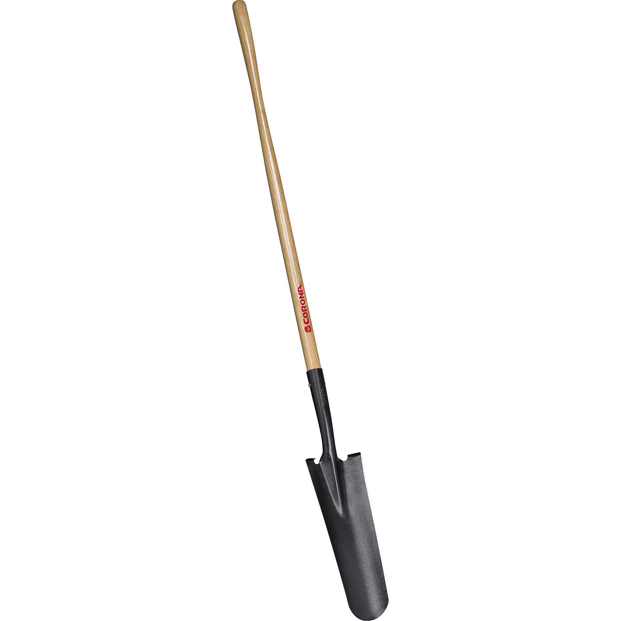 Corona Drain Spade Shovel — 15-Gauge, 48in. Wood Handle, Model# SS 28000